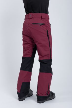 Lynx Ski Pants Burgundy - Men's