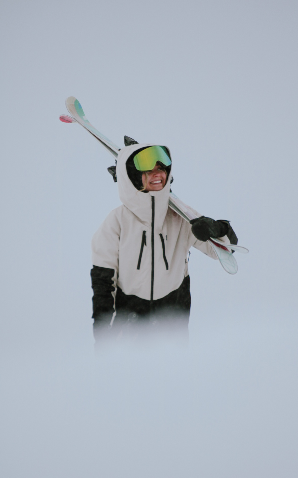 Lynx Ski Jacket Lt Beige - Women's