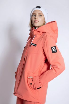 Renewed - Aura Ski Jacket Coral - Medium - Women's