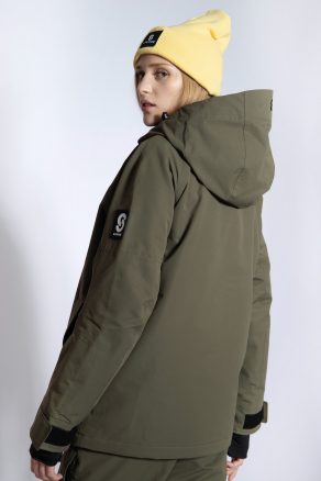 Halo Ski Jacket Olive Green - Women's