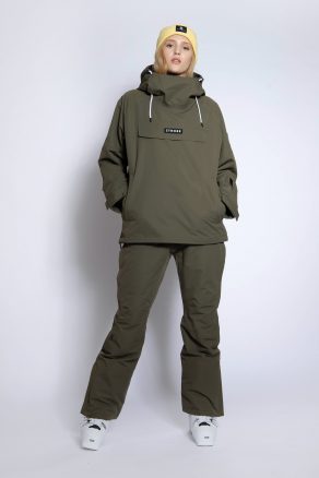 Halo Ski Jacket Olive Green - Women's